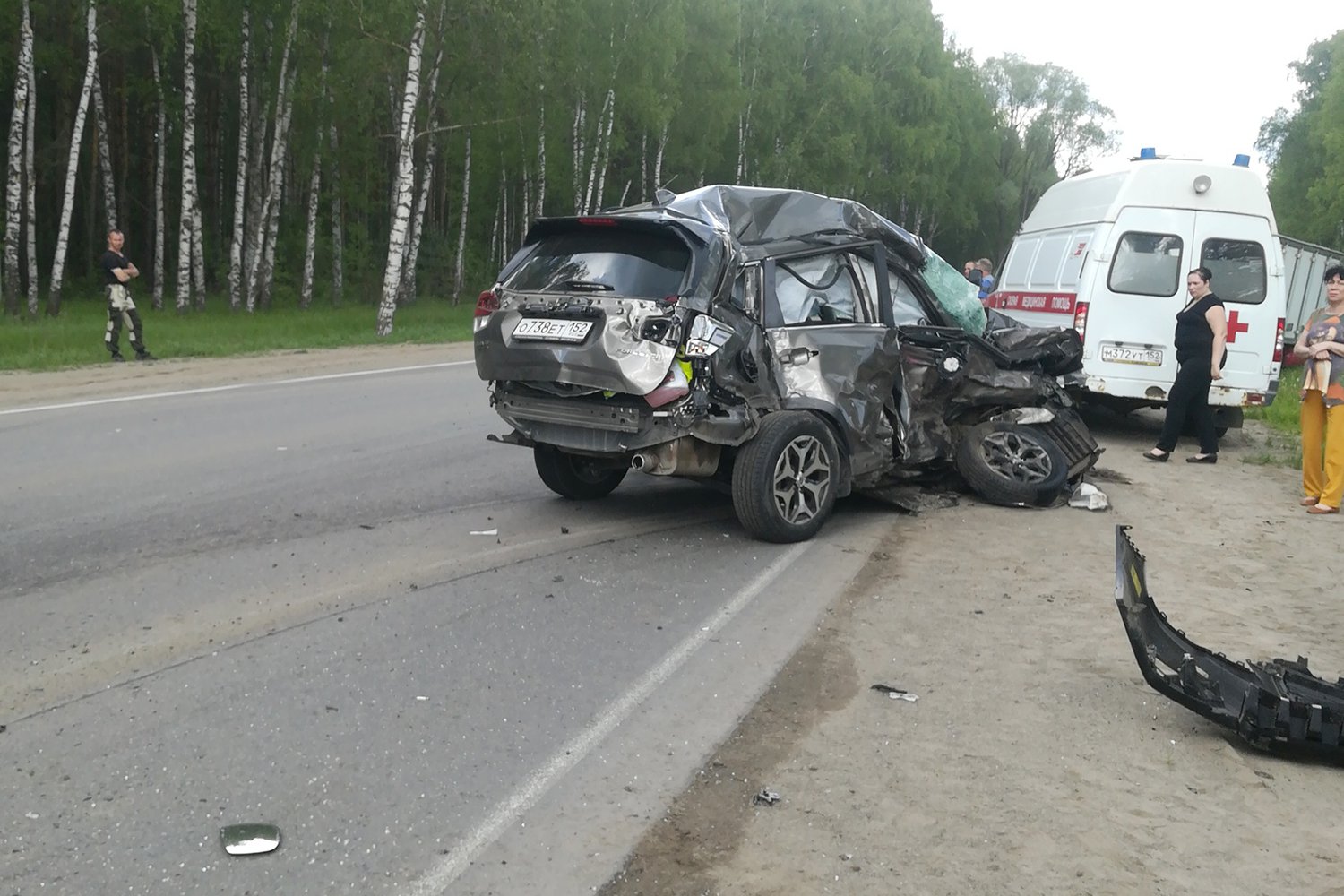 Водитель иномарки погиб в ДТП с грузовиком